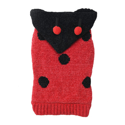 Kalėdiniai drabužiai šuniui taškeliai lanko stiliaus prabangus megztinis Kačiuko trikotažas Čihuahua Jorkšyras Maži Vidutiniai Dideli šunys Žiema Šilta