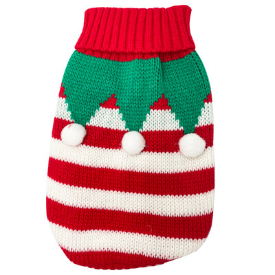 Kalėdiniai šunų megztiniai šaltam orui, minkšta apranga Šiltas žieminis paltas Megzti šunų rūbai mažiems vidutinio dydžio šuniukui