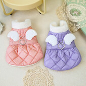 Rochie de iarnă pentru câini Îmbrăcăminte chihuahua pisică cățel câine mic costum cald fustă fustă îmbrăcăminte Yorkie haină