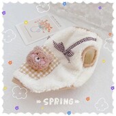 Blană fleece câine pulover vestă haine pisică panda cățeluș drăguț ursuleț de pluș toamnă și iarnă haine calde vestă mică