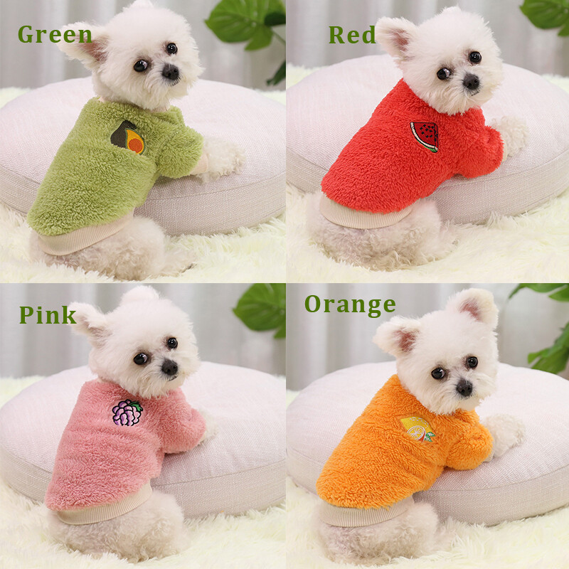 Žiemos šiltas megztinis šuniui mažiems šunims Pliušiniai šunų drabužiai Minkštas šuniuko paltas Striukė Čihuahua Meškiuko šuniuko drabužiai naminių šunų reikmenys