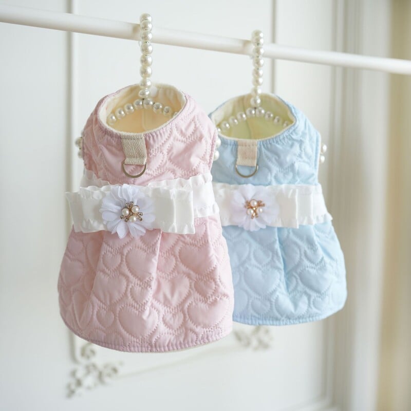 Rudens ir žiemos suknelė gyvūnams Nauji naminių šunų drabužiai Patogūs šilti drabužiai šuniukų šuniukų suknelės mažiems šunims