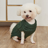 PAWCLUB Pulover moale și cald Haine pentru câini Îmbrăcăminte de iarnă pentru animale de companie pentru cățeluș mic și mediu Accesorii frumoase pentru câini