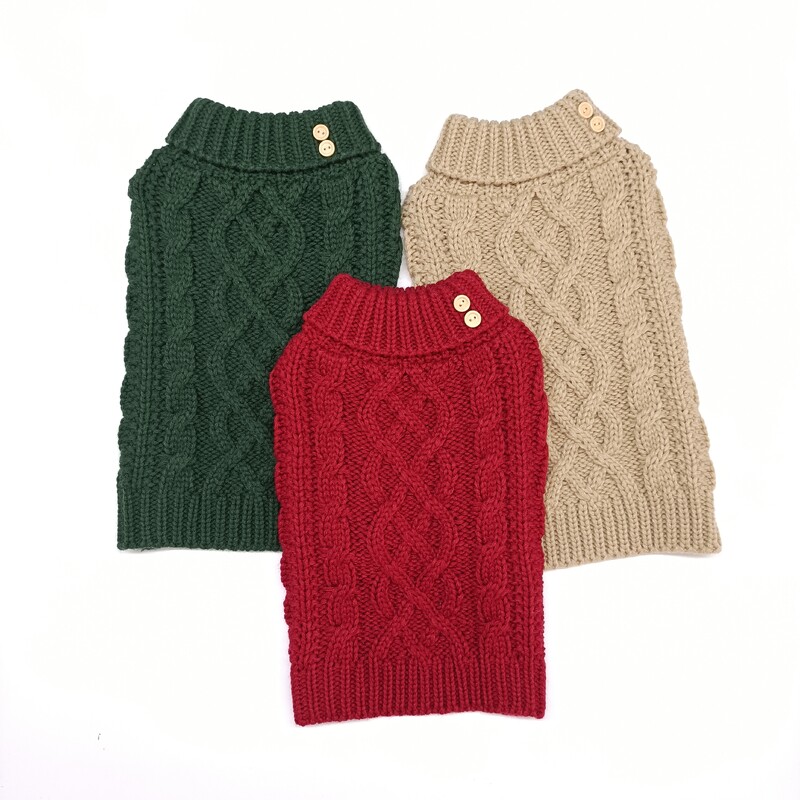 PAWCLUB Pulover moale și cald Haine pentru câini Îmbrăcăminte de iarnă pentru animale de companie pentru cățeluș mic și mediu Accesorii frumoase pentru câini