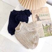 Pulover pentru câini de iarnă Haine pentru câini pentru câini de talie mică, haină tricotată cu litere solide, costum de cățeluș, chihuahua, buldog francez, pisică, pulovere