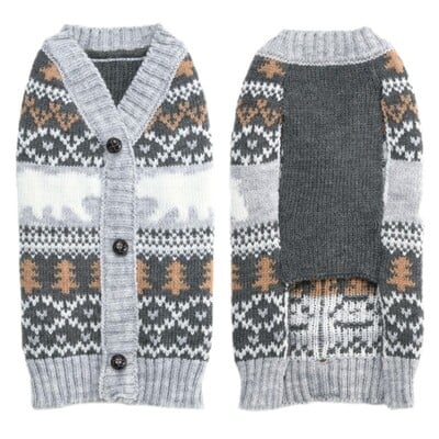 Šilti madingi šunų drabužiai mažiems ir vidutiniams šunims Megzti kačių megztiniai rūbai augintiniams Čihuahua buldogams šuniukų kostiumo paltai žiemai