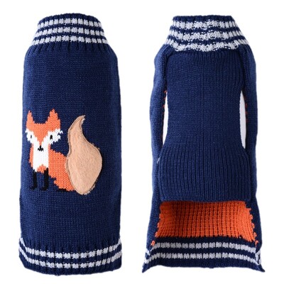 Šilti madingi šunų drabužiai mažiems ir vidutiniams šunims Megzti kačių megztiniai rūbai augintiniams Čihuahua buldogams šuniukų kostiumo paltai žiemai