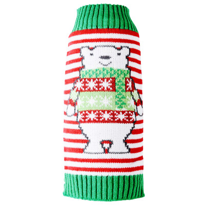 Šilti šunų drabužiai mažiems šunims Madingi šunų megztiniai Mieli spausdinti šuniuko kostiumai žieminiai minkšti katės megztiniai naminiams gyvūnėliams "Yorkie" drabužiai