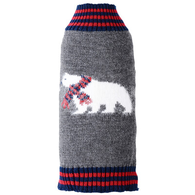 Šilti šunų drabužiai mažiems šunims Madingi šunų megztiniai Mieli spausdinti šuniuko kostiumai žieminiai minkšti katės megztiniai naminiams gyvūnėliams "Yorkie" drabužiai