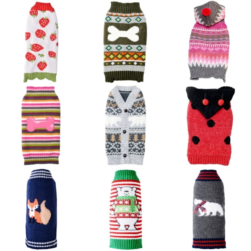 Šilti šunų drabužiai mažiems šunims Madingi šunų megztiniai Mieli spausdinti šuniuko kostiumai žieminiai minkšti katės megztiniai naminiams gyvūnėliams "Yorkie" drabužiai