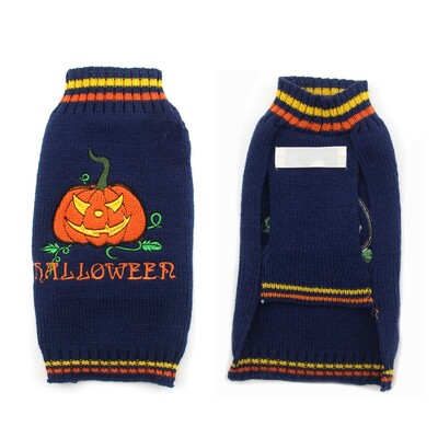 Šunų drabužiai Helovinas šunų kostiumas Moliūgų spausdinimas Drabužiai Šuns Megztinis Čihuahua Prancūzų buldogas Korėjos šuo katė Prabangūs naminiai drabužiai
