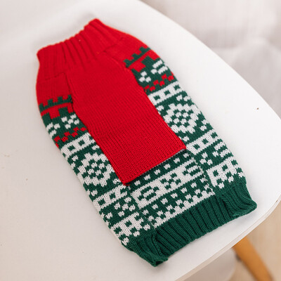 Kucēnu apģērbi Suņu džemperis kaķu kostīms maziem suņiem Ziemassvētku briežu apģērbs kaķu džemperis Suņu mētelis Helovīna mājdzīvnieku trikotāžas mētelis