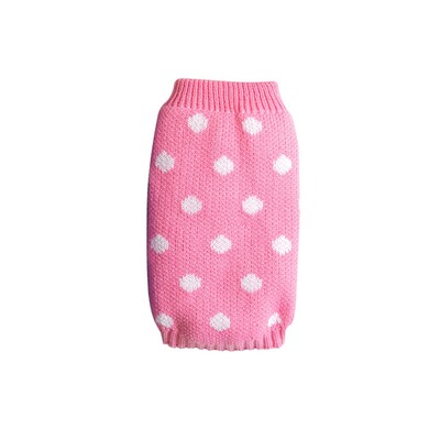 Pulover tricotat pentru câini Haine de Crăciun pentru animale de companie Hanorac pentru câini ținute pentru cățeluș costum pisică albastru și roz pentru câini de talie mică, băieți, fete