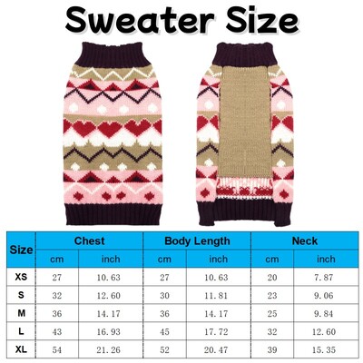 Iarnă caldă pentru animale de companie pulover câine haine pentru câini de Crăciun la modă tricotat cu gât țesut de desene animate pulover pisică costume de buldog francez