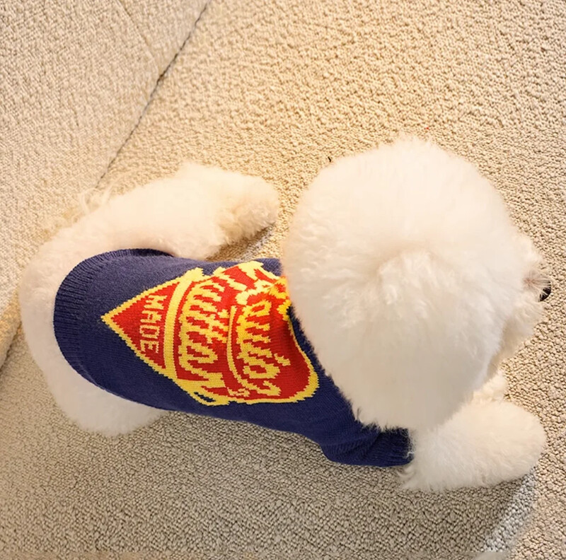 Pulover pentru câini și pisici, haine pentru animale de companie, toamnă și iarnă, haine noi pentru câini Pulover pentru câini haine de designer pentru câini