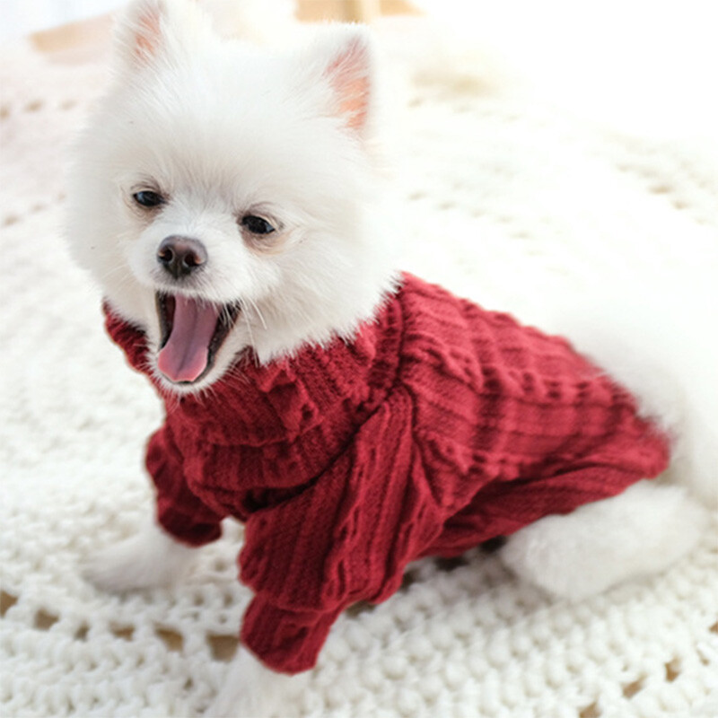 Haine cu gâtul pentru animale de companie pentru câini de talie mică, pisici, iarnă, căldură, pulover pentru câini, pulovere teckel, cățeluș, pisică, animale, îmbrăcăminte, jersey perro