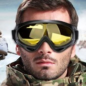 Anti-Fog Slēpošanas brilles UV aizsardzība Snovborda brilles Sniega motociklu Brilles Āra Sporta Slēpes Googles Ziemas sporta piederumi