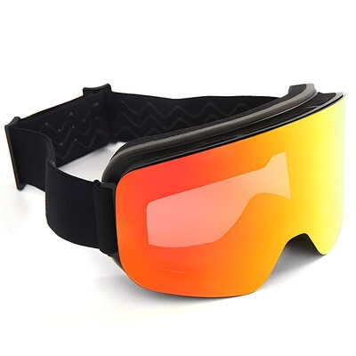 Ochelari mari de schi pentru snowboard, femei, bărbați, ochelari de schi, mască UV 400, protecție împotriva zăpezii, peste ochelari, pentru adulți, dublu, anti-aburire, cilindrică