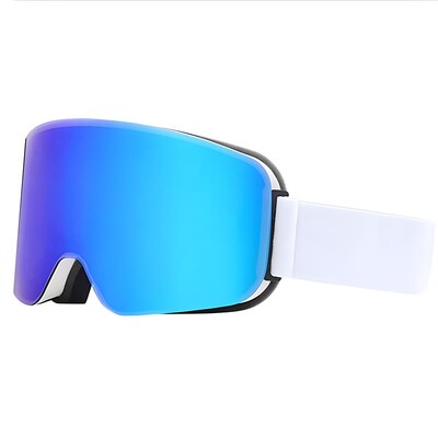 Ochelari mari de schi pentru snowboard, femei, bărbați, ochelari de schi, mască UV 400, protecție împotriva zăpezii, peste ochelari, pentru adulți, dublu, anti-aburire, cilindrică