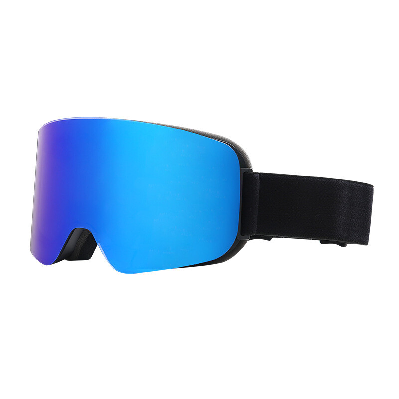 Ochelari mari de schi pentru snowboard, femei, bărbați, ochelari de schi, mască UV 400, protecție împotriva zăpezii, peste ochelari, pentru adulți, dublu, anti-aburire, cilindrică