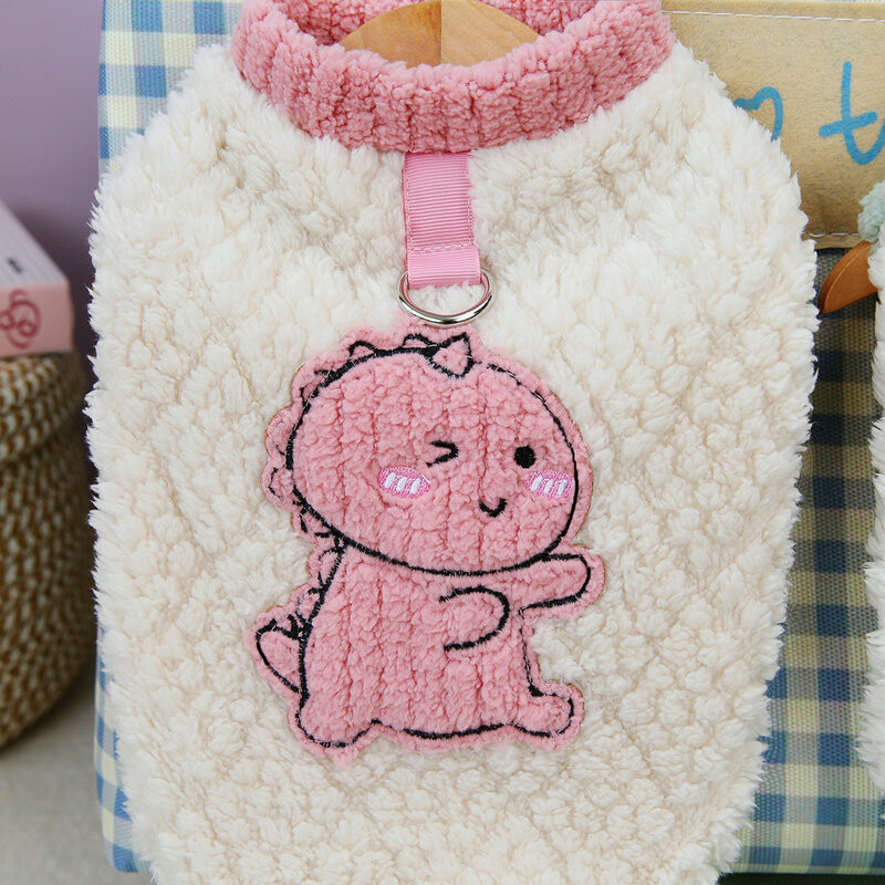 Haine pentru câini pentru pisici Cămăși calde din lână din dinozaur Jachetă pentru câini Îmbrăcăminte pentru cățeluș Pisici Animale de companie Pulovere pentru câini Haine pentru câini Pisici