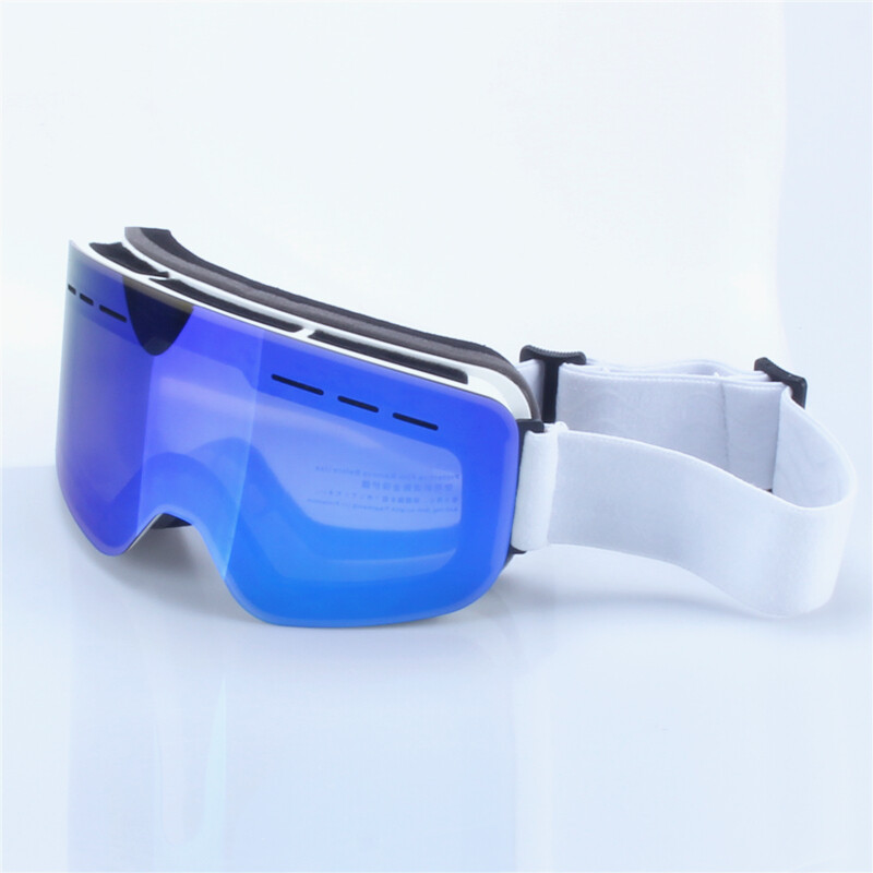 Slidinėjimo snieglenčių akiniai Moteriški Vyriški Slidinėjimo akiniai Kaukė UV400 Apsauga nuo sniego virš akinių suaugusiems Dvigubas cilindrinis lęšis nuo rasojimo