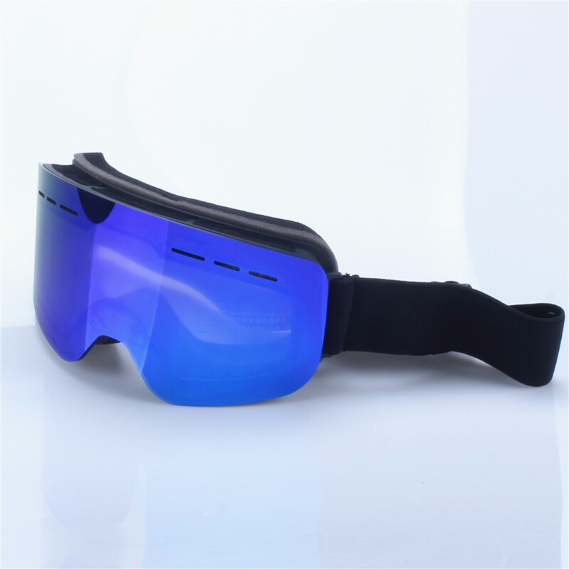 Slidinėjimo snieglenčių akiniai Moteriški Vyriški Slidinėjimo akiniai Kaukė UV400 Apsauga nuo sniego virš akinių suaugusiems Dvigubas cilindrinis lęšis nuo rasojimo