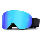Full Blue Revo Snowboard OTG Ochelari de schi peste ochelari Fără ramă 100% protecție UV Anti-ceata Ochelari unisex de iarnă pentru zăpadă