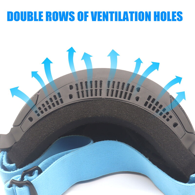 Ochelari de schi Bărbați Femei Anti-ceață zgârieturi 100% lentilă magnetică UV Ochelari de zăpadă pentru snowboard Adult