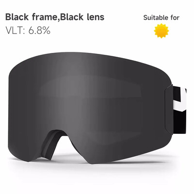Findway vīriešu sieviešu slēpošanas brilles pret miglas slēpošanas brilles cilindriskas pret miglas sniega aizsargbrilles UV aizsardzības snovborda brilles pieaugušajiem