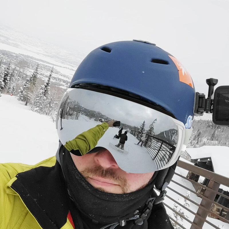 Findway suaugusiųjų magnetiniai slidinėjimo akiniai 100 % UV400 apsauga nuo raso slidinėjimo akiniai OTG dizainas abiejų lyčių paaugliams