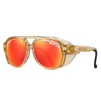 UV400 Слънчеви очила Мъже Жени Pit Viper Designer Steam Punk Eyewear Vintage Sun Glasses Retro Goggles Adult Steampunk