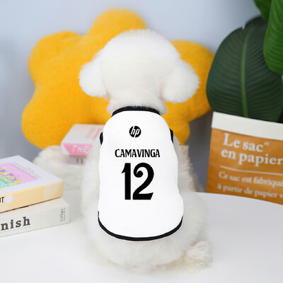 Vesta cu imprimeu grafic pentru fotbal, calul regal, cu bloc de poliester, respirabilă, potrivită pentru interior, pisici și câini buldog francez