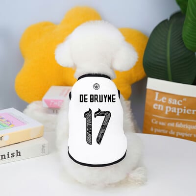 Vesta cu imprimeu grafic pentru fotbal, calul regal, cu bloc de poliester, respirabilă, potrivită pentru interior, pisici și câini buldog francez