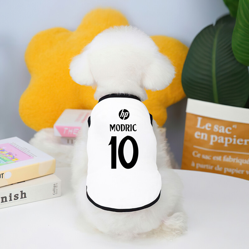 Vesta cu imprimeu grafic pentru fotbal, calul regal, cu bloc de poliester, respirabilă, potrivită pentru interior, pisici și câini buldog francez