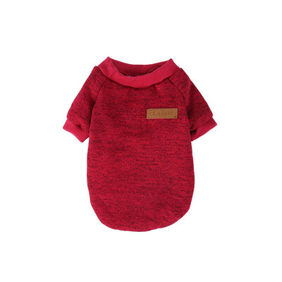 Haina caldă pentru câini Cățeluș Câini Pisici Pulover Hanoră pentru animale de companie Haina de pluș Chihuahua Pug Costum de buldog francez Jachetă Yorkshire