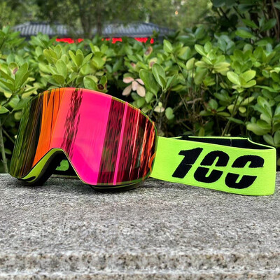 2024 Ochelari de schi magnetici cu două straturi noi, lentile polarizate, ochelari de schi anti-aburire UV400 pentru snowboard, bărbați, femei, ochelari de schi Ochelari