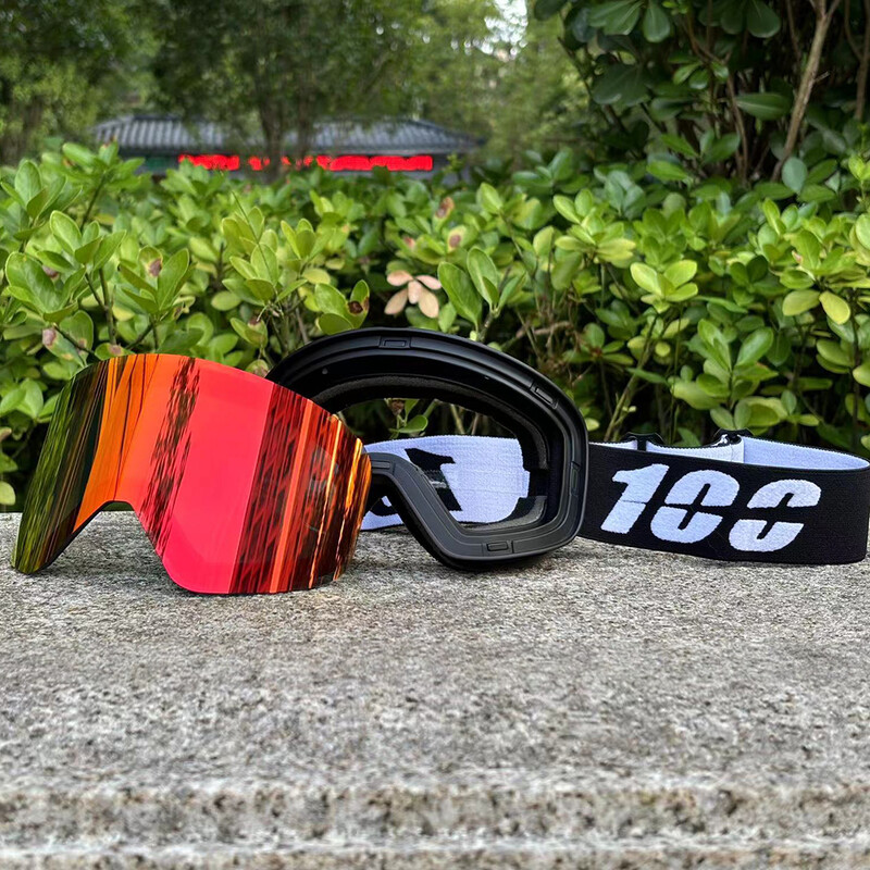 2024 Ochelari de schi magnetici cu două straturi noi, lentile polarizate, ochelari de schi anti-aburire UV400 pentru snowboard, bărbați, femei, ochelari de schi Ochelari