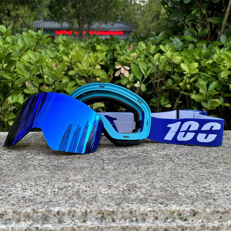 2024 Ochelari de schi magnetici cu două straturi noi, lentile polarizate, ochelari de schi anti-aburire UV400 pentru snowboard, bărbați, femei, ochelari de schi Ochelari