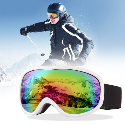 Síszemüvegek Dupla rétegű UV400 Páramentes Nagy Símaszk Szemüvegek Síelés Hó Férfi Női Snowboard Szemüvegek Síelés Napszemüvegek Szemüvegek