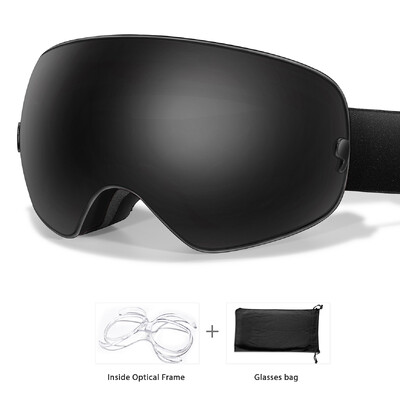 Lauko sporto snieglenčių slidinėjimo akiniai nuo rūko UV400 sniego motociklo slidinėjimo kaukė vyrams, moterims, dviratininkams, akinių pakeitimas, lęšis Kalėdų