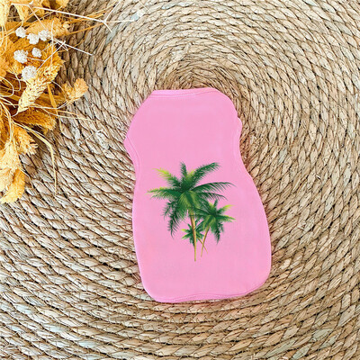 Naminių šunų drabužiai mažiems šunims Poliesterio katės liemenė Naminių gyvūnėlių drabužiai su raštu Čihuahua Bulldogs šuniuko kostiumo marškinėliai