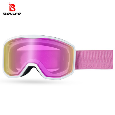Ochelari de snowboard Ochelari de schi femei roz dublu straturi Ochelari de soare anti-aburire UV400 Ochelari pentru motos de zăpadă Accesorii pentru jet ski în aer liber