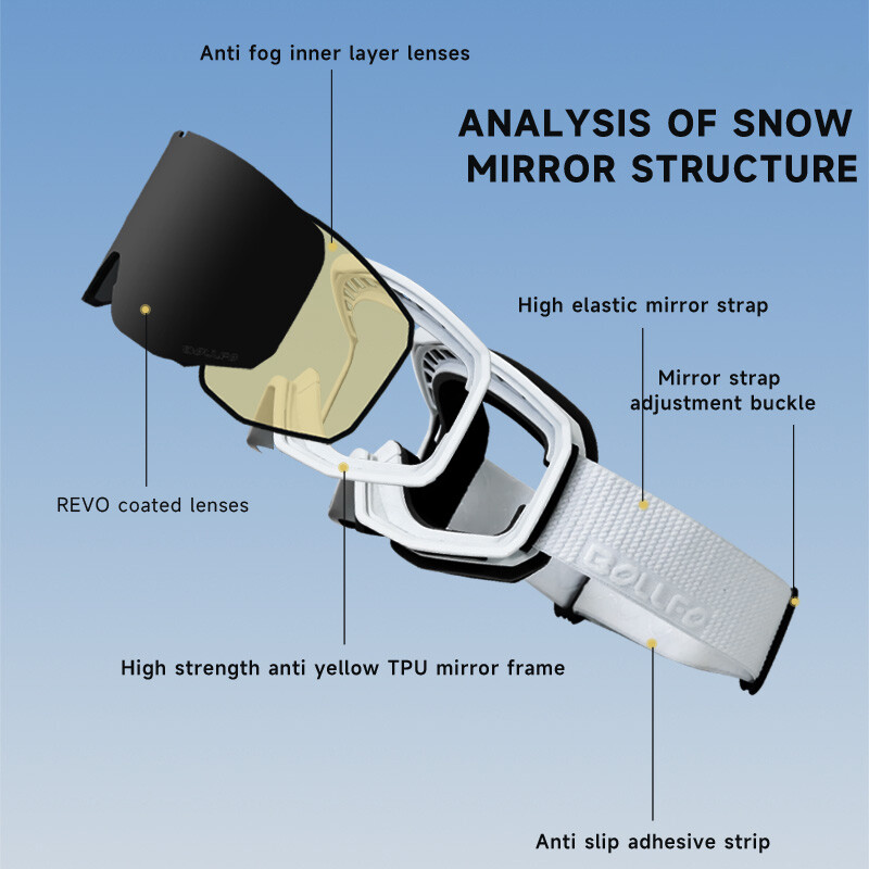 Ochelari de snowboard Ochelari de schi femei roz dublu straturi Ochelari de soare anti-aburire UV400 Ochelari pentru motos de zăpadă Accesorii pentru jet ski în aer liber