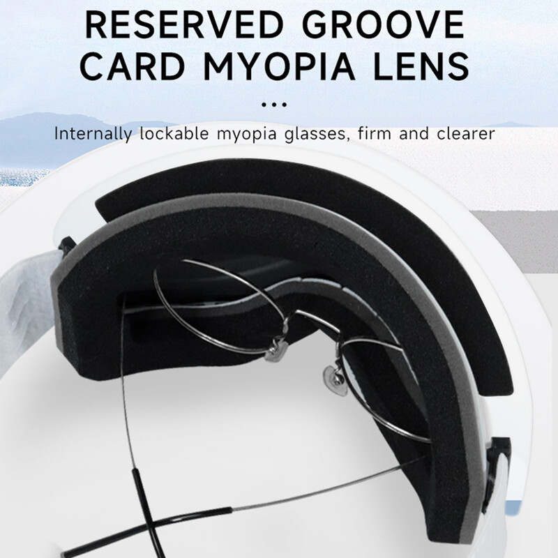 Ochelari de snowboard Ochelari de schi femei roz dublu straturi Ochelari de soare anti-aburire UV400 Ochelari pentru motos de zăpadă Accesorii pentru jet ski în aer liber