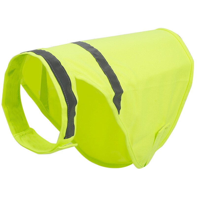 Šviesą atspindinti šunų apsauginė liemenė Gero matomumo geltona fluorescencinė šunų rūbai šuniui Hi Vis striukė Lauko naktinis saugos gyvūno reikmenys
