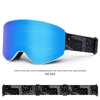 Мъжки, дамски ски очила Двуслойни против замъгляване HD очила за ски сняг Професионални очила за сноуборд очила Ветроустойчиви очила