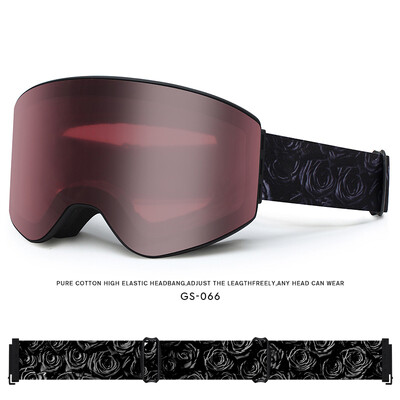 Мъжки, дамски ски очила Двуслойни против замъгляване HD очила за ски сняг Професионални очила за сноуборд очила Ветроустойчиви очила