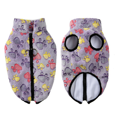 Žieminiai šunų drabužiai Šiltas letenų raštas augintinio paltas mažiems šunims šuniukui Vilnos striukė Drabužiai Čihuahua prancūzų buldogas Jorkšyras