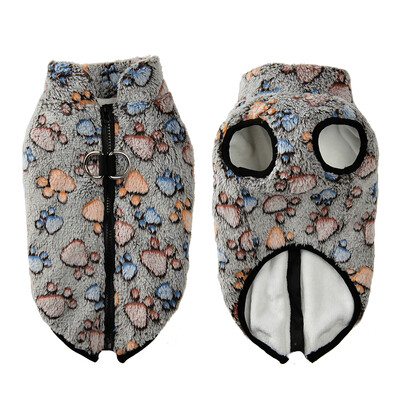 Žieminiai šunų drabužiai Šiltas letenų raštas augintinio paltas mažiems šunims šuniukui Vilnos striukė Drabužiai Čihuahua prancūzų buldogas Jorkšyras